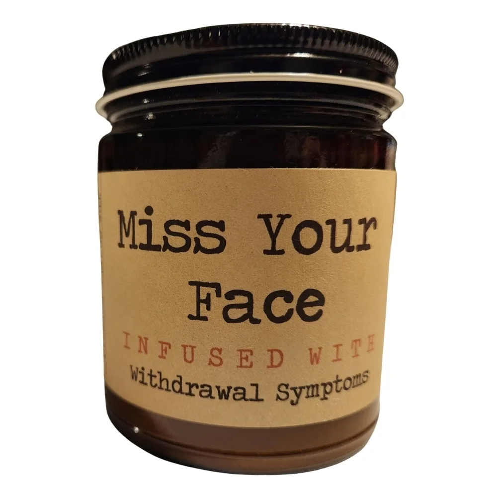 Miss Your Face Candle By The Snarky Mermaid - Picture 3 of 8